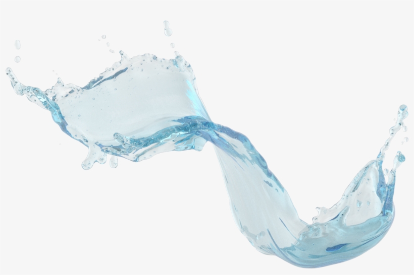 Aerial Splash Png Image - Clear Background Water Transparent, transparent png download
