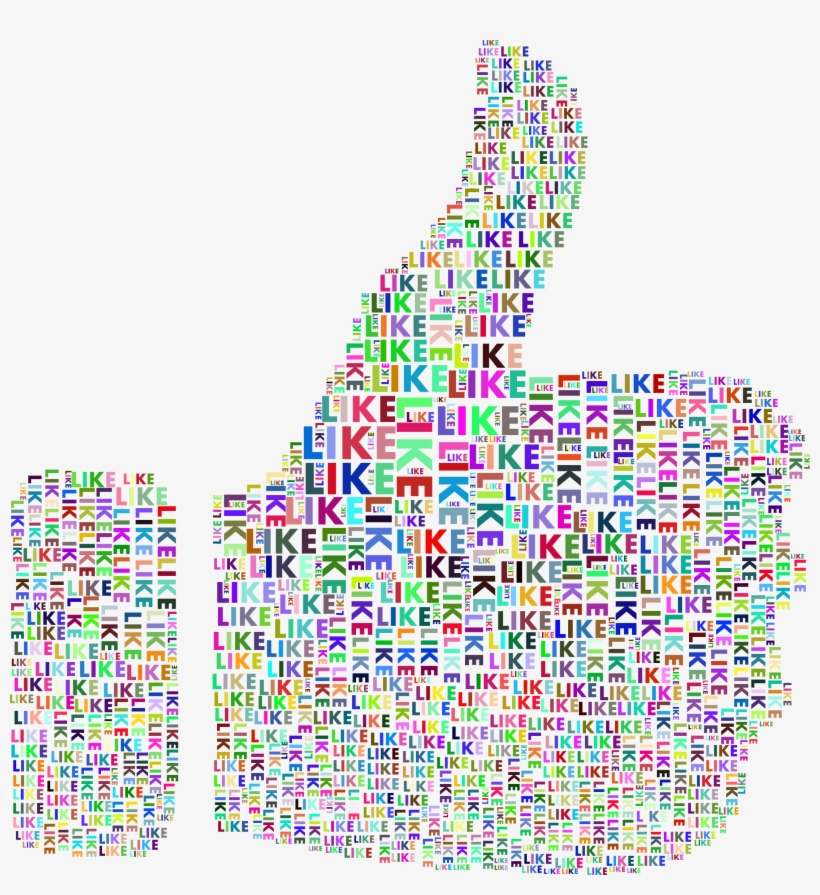 This Free Icons Png Design Of Prismatic Like Thumbs, transparent png download