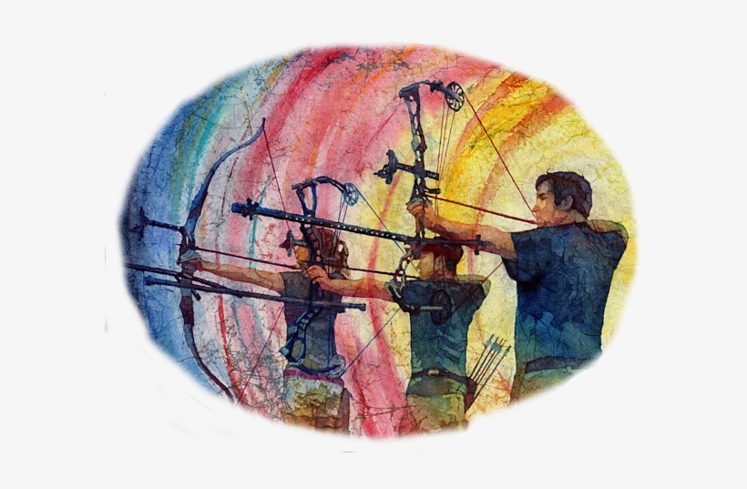 Bleed Area May Not Be Visible - Archery Painting, transparent png download