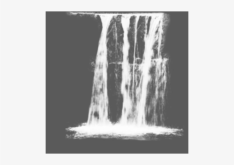 Paintbrush Waterfall Ink Brush - Drawing, transparent png download