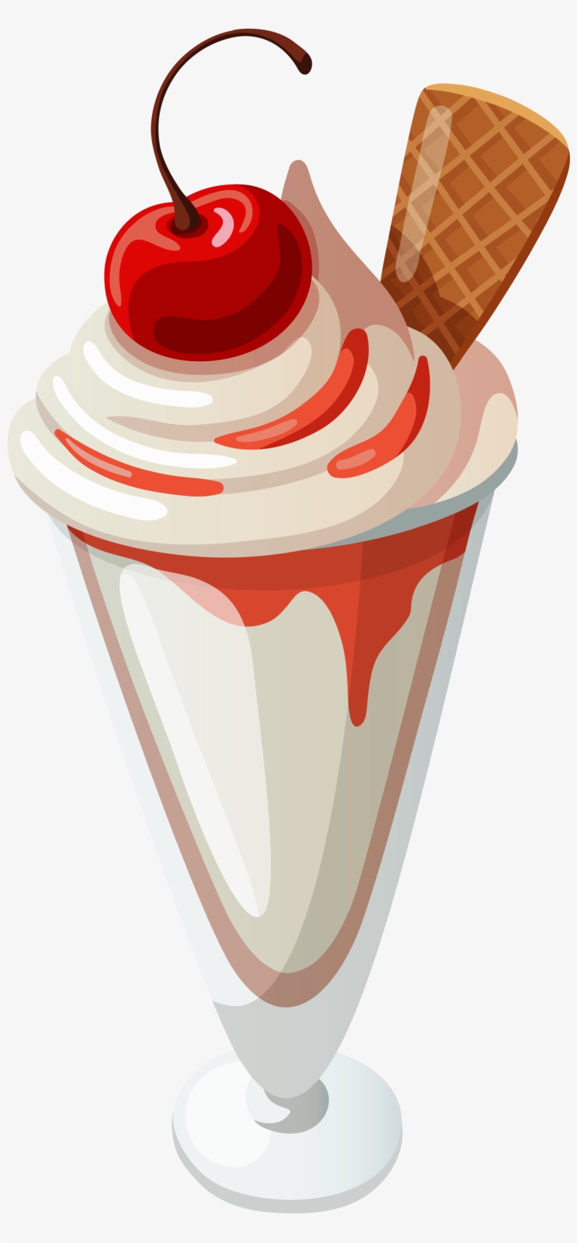 Transparent Vanilla Ice Cream Sundae Clipart Animated Ice Cream Clipart Png Image Transparent Png Free Download On Seekpng