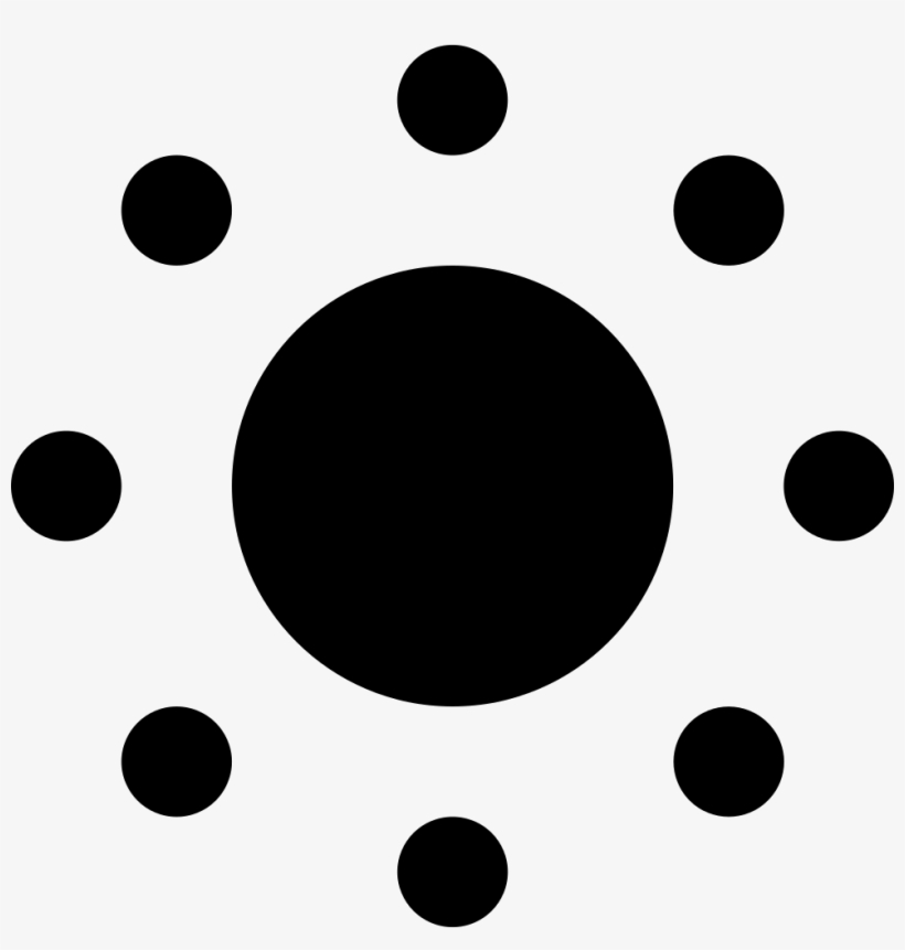 Sun With Dot Rays Comments - Icon, transparent png download
