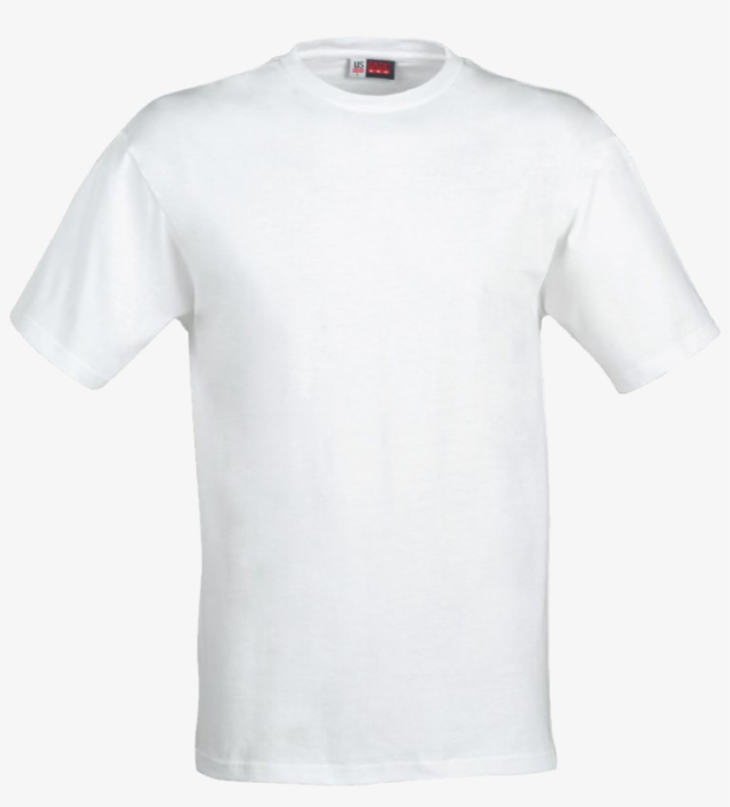 White T-shirt Png Image - White T Shirt Fruit Of The Loom, transparent png download