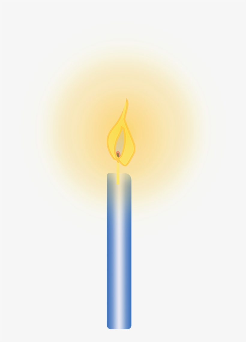 Clipart Flame Candle - Candle, transparent png download
