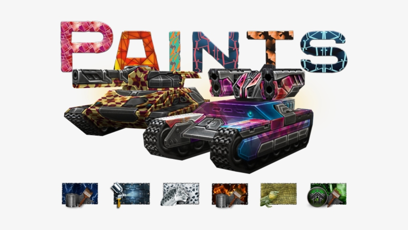 Paints Page Banner - Tanki Online Retina Paint, transparent png download