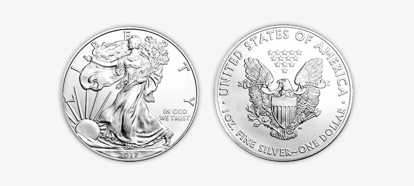 Silver Dollar Png Banner Transparent Library - American Silver Eagle, transparent png download