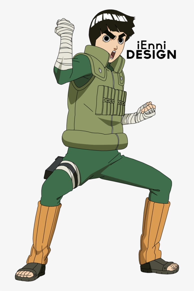 Picture Royalty Free Shippuden Lee By Iennidesign On - Rock Lee Transparent, transparent png download