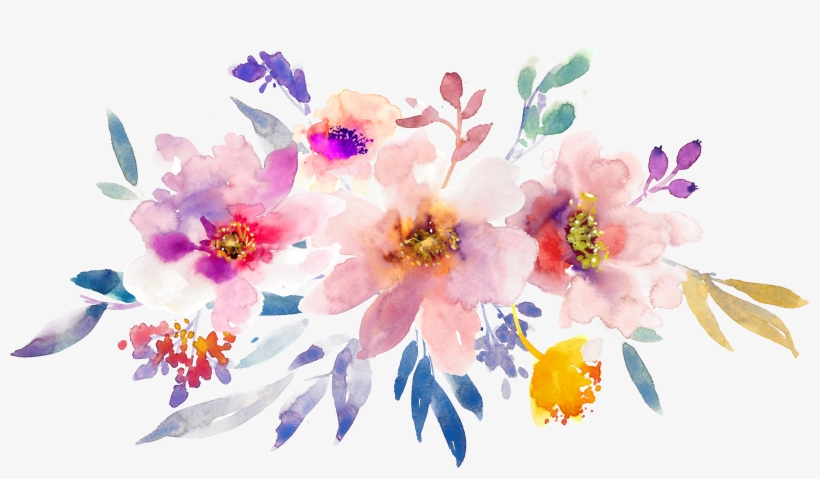 Image Freeuse Library Transparent Watercolors Spring - Robes For Bridesmaids Set Of 8, Bridesmaid Gift, Set, transparent png download