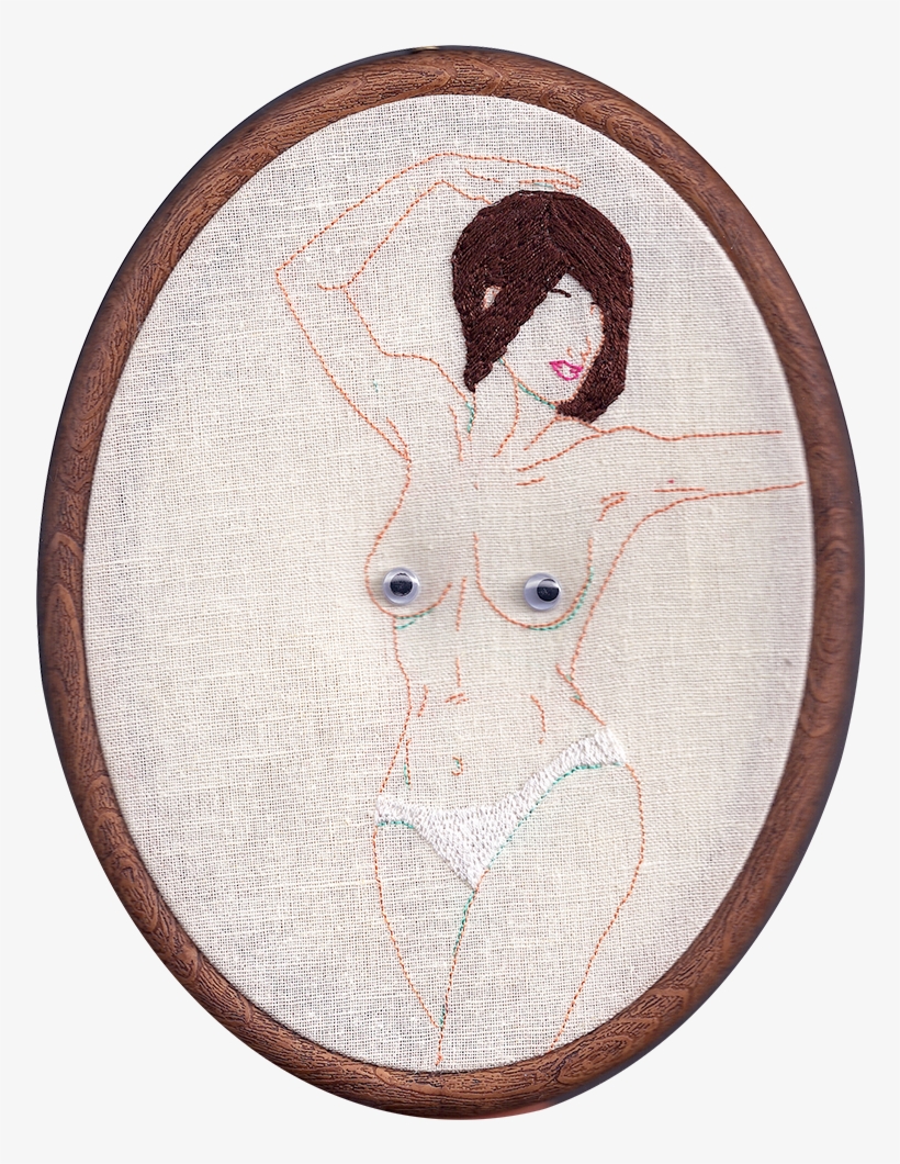 Embroidery, Googly Eyes - Bunnycutlet Gallery, transparent png download