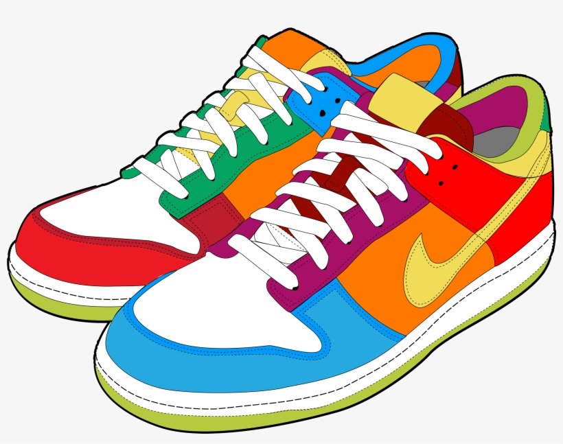 rubber shoes vector