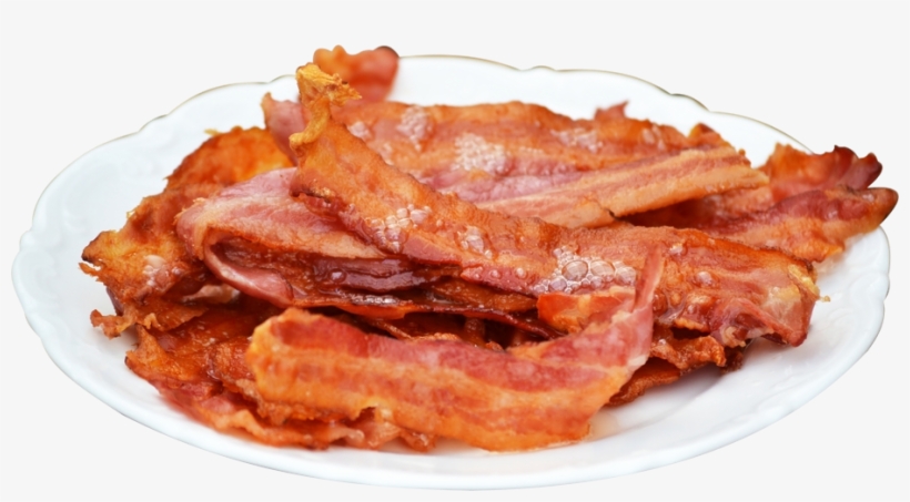 Bacon Png Clipart Photo - Plate Of Bacon, transparent png download