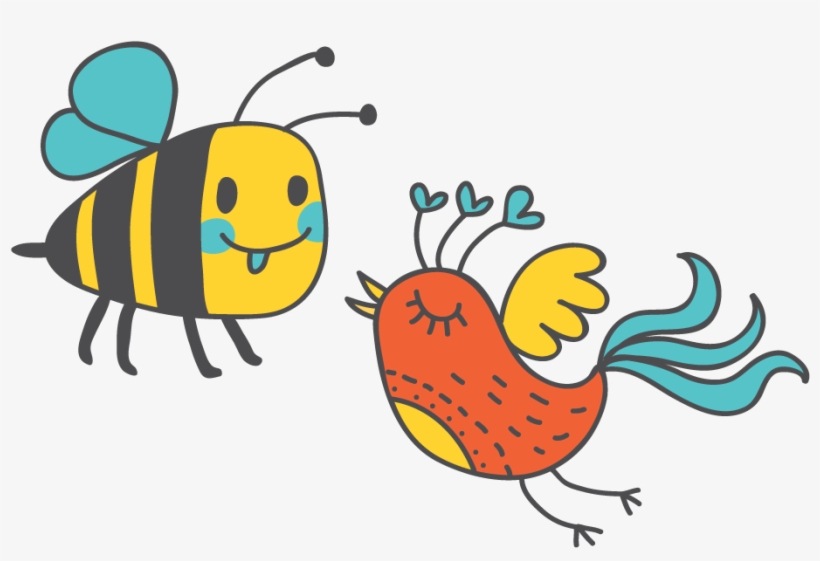 More Than The Birds And The Bees - Birds And The Bees Illustration, transparent png download