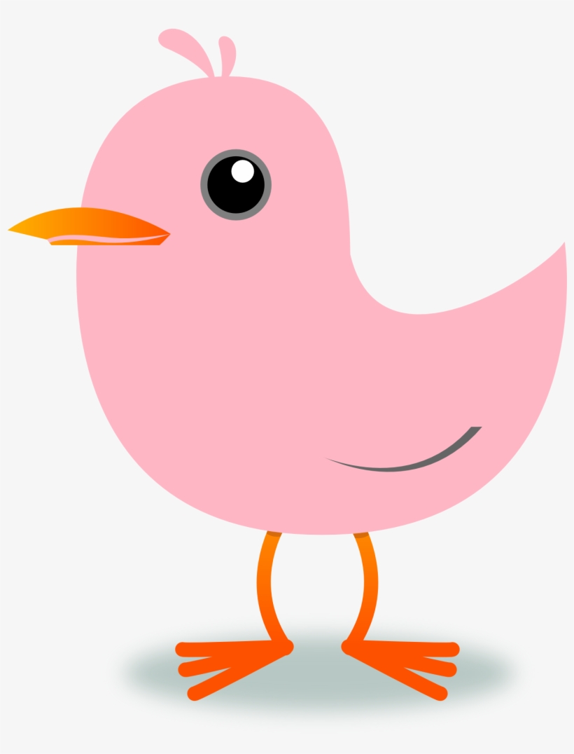 Cherry Blossom Clipart Pink Bird - Chirp Qr, transparent png download