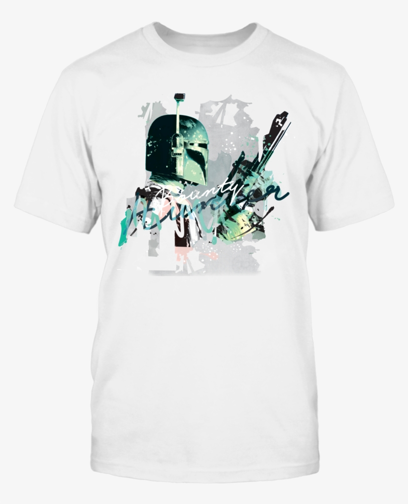 Profile Of Boba Fett Made With Faded Pastel Watercolor - Grambling State University Homecoming 2017 Shirts, transparent png download
