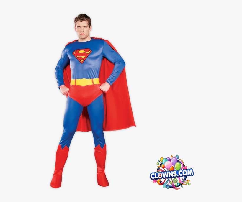 Superman Character Rental, Ny - Superman Halloween Costume, transparent png download
