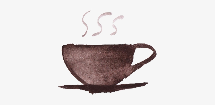 Free Download - Watercolor Tea Cup Png, transparent png download