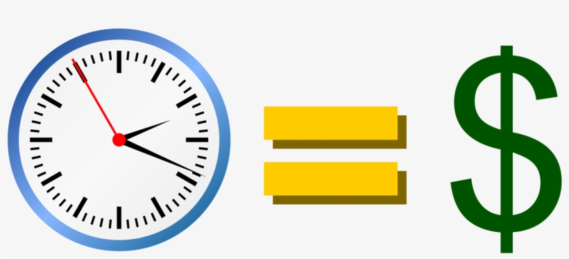 320 × 144 Pixels - Time Is Money Clipart, transparent png download