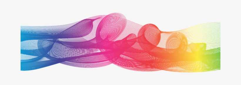 Expectrum Rainbow Lines Colour Satin Ideas - Lineas De Colores Horizontales, transparent png download