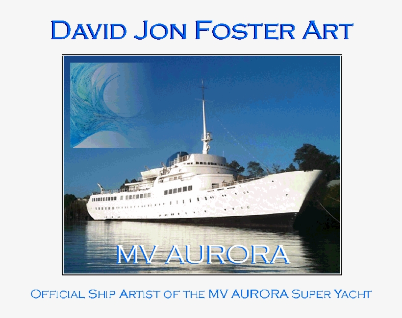 David Jon Foster Official Ship Artist Of The Mv Aurora - Musician, transparent png download