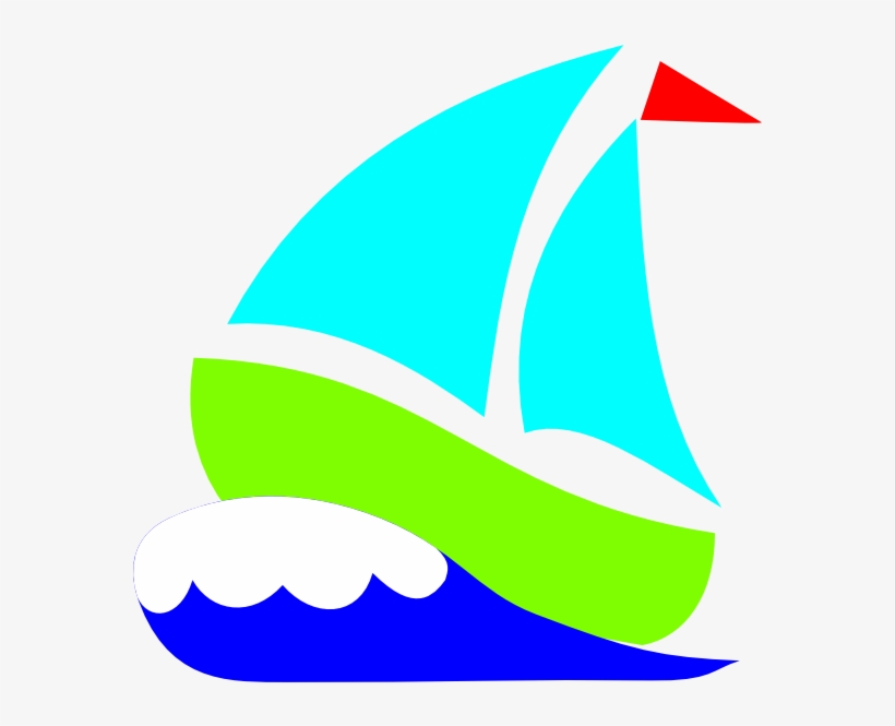 Cartoon - Sailboat Cartoon, transparent png download