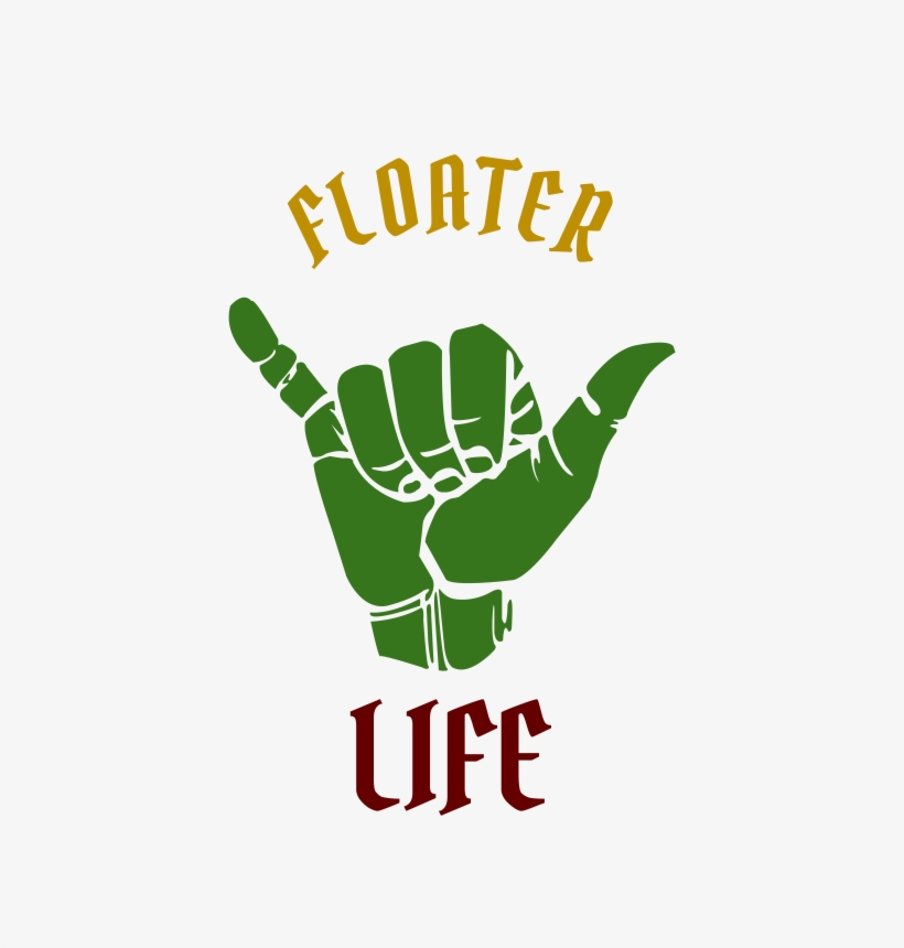 Rasta Floater Life Tee - Cafepress Hang Loose Throw Pillow, transparent png download