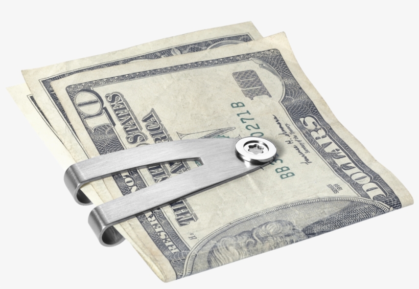 Montblanc Money Clip - Montblanc Steel And Black Carbon Money Clip 104731, transparent png download