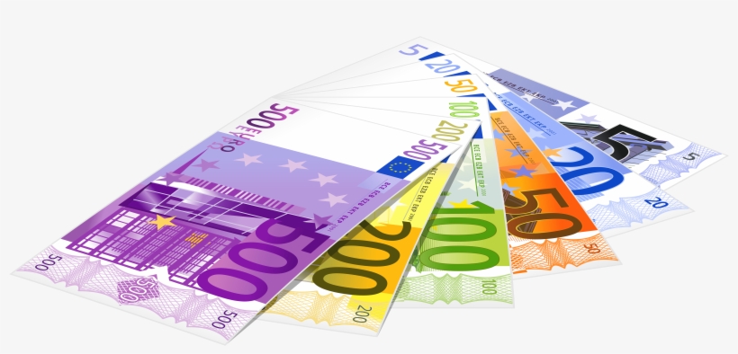 Euro Banknotes Png Clipart - Euro Banknotes Png, transparent png download