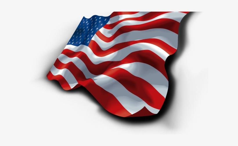 Picture - American Flag Blue Background, transparent png download