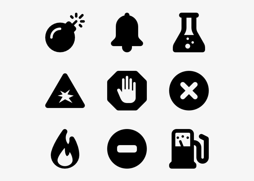 Danger Symbols - Rest Icon, transparent png download