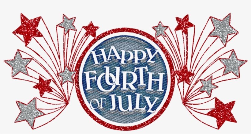 Happy Fourth Of July Glitter Banner Transparent Png - Happy 4th Of July Png, transparent png download