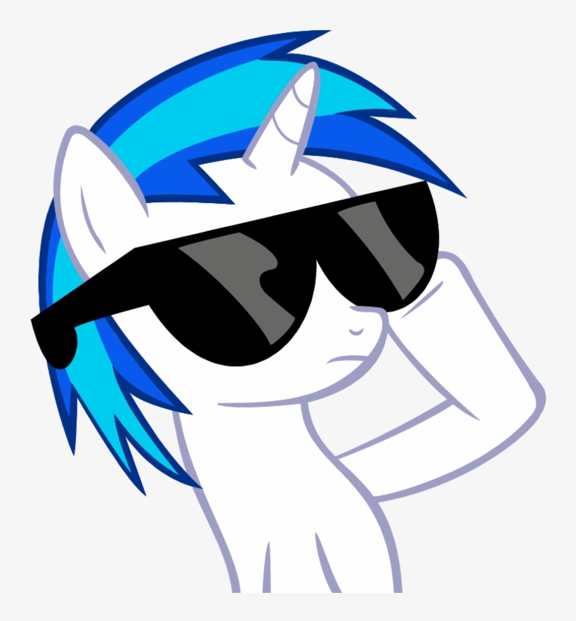 Vinyl Scratch By Iamthegreatlyra-d4j0r38 - My Little Pony Profile, transparent png download