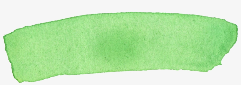 Green Waves Png - Green Watercolor Stroke Transparent, transparent png download
