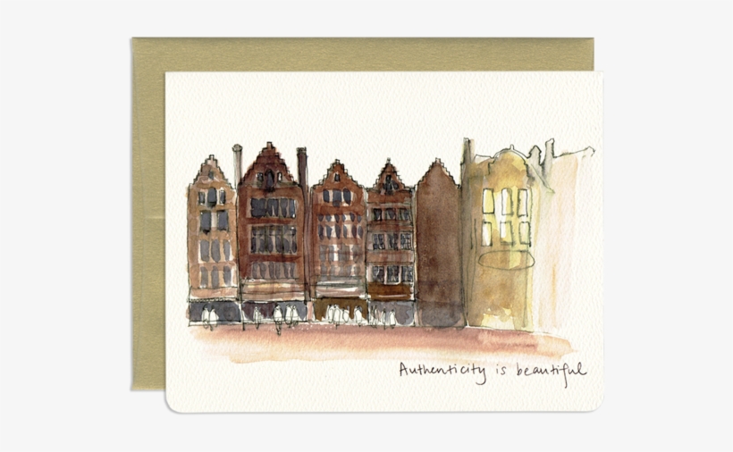 Authenticity Is Beautiful - Greeting Card, transparent png download