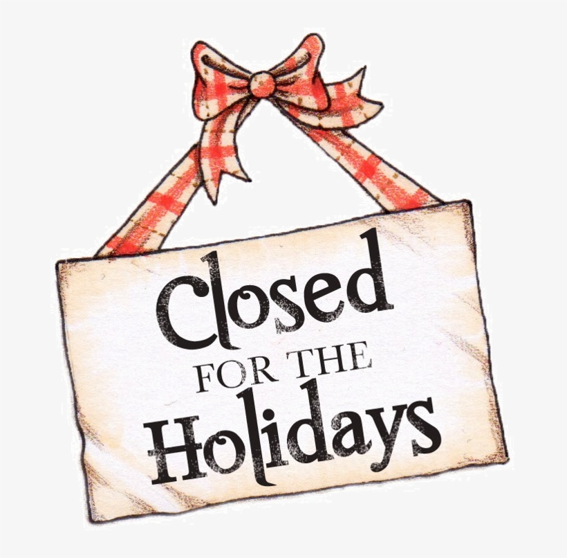 Closed For The Holidays, transparent png download