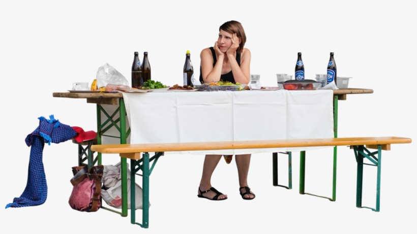 A Was Not Taking A Smoke Break At C's Graduation Barbecue - Furniture And People Png, transparent png download