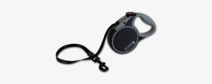 Kong Retractable Leash Terrain Black, transparent png download
