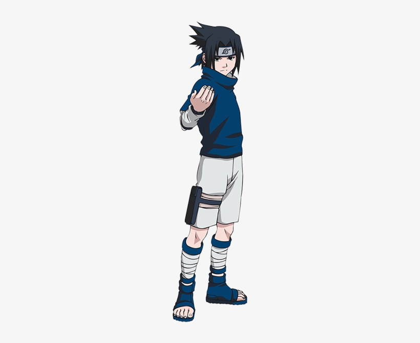 Animasi Sasuke - Naruto Uchiha Sasuke Chunin Exam Cosplay Costume, transparent png download