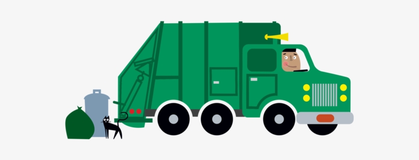 Sanitation Truck - Tattly Temporary Tattoos, Traffic, transparent png download