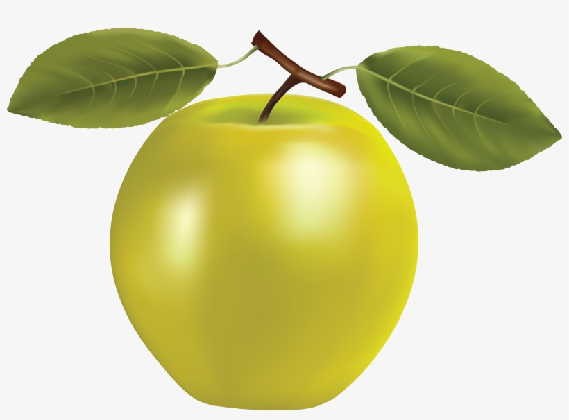 Apple Png - Yellow Apple Png, transparent png download