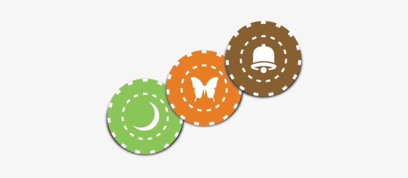 Roulette Colour Chips - Color, transparent png download