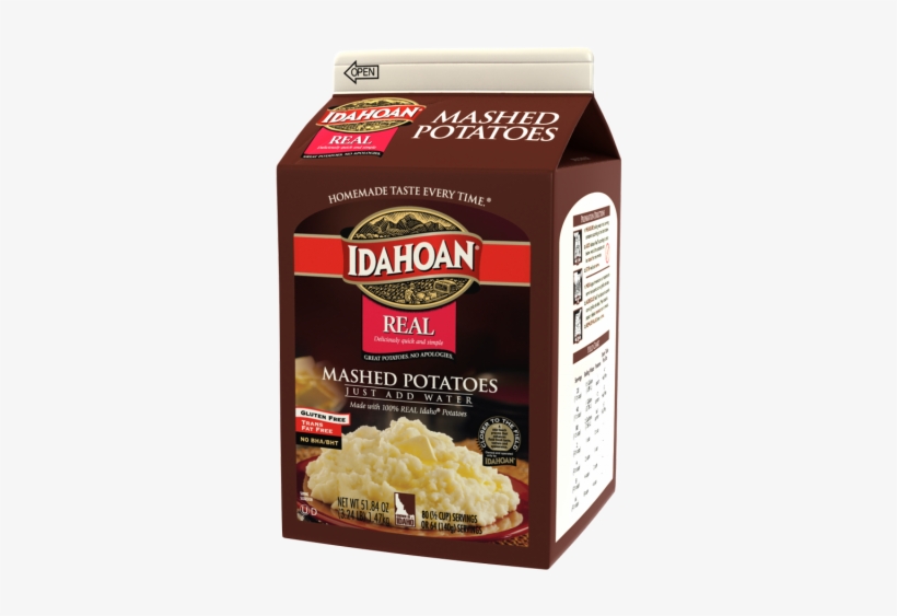 Real Mashed Potatoes - Idahoan Foods Au Gratin Potato Casserole - 2.54 Lb., transparent png download