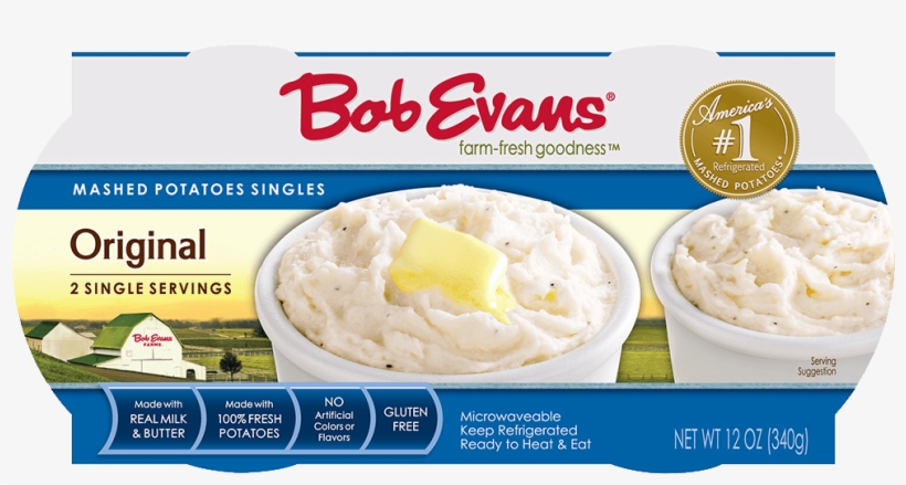 Bob Evans Mashed Potatoes, transparent png download