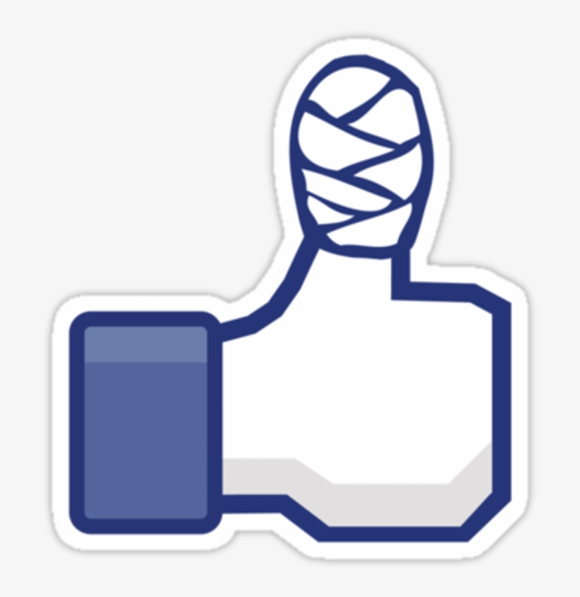 Funniest Tweets About Facebook Shutdown - Funny Facebook Thumb, transparent png download