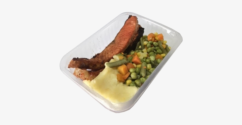Salmon, Mashed Potatoes, Mixed Vegetables - Mashed Potato, transparent png download