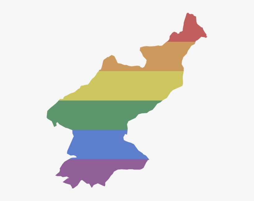 Lgbt North Korea - Gay North Korean Flag, transparent png download