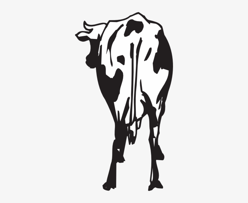Back Of Cow Clipart, transparent png download