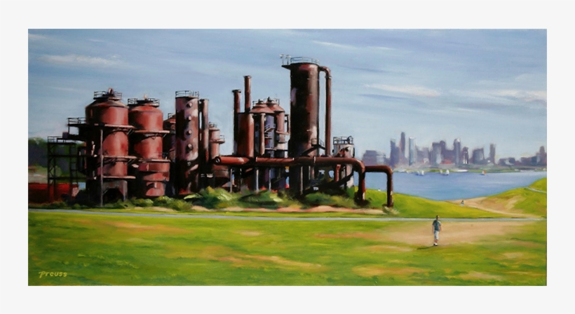Slideshow Landscapes Pnw Gas Works I1 - Gas, transparent png download
