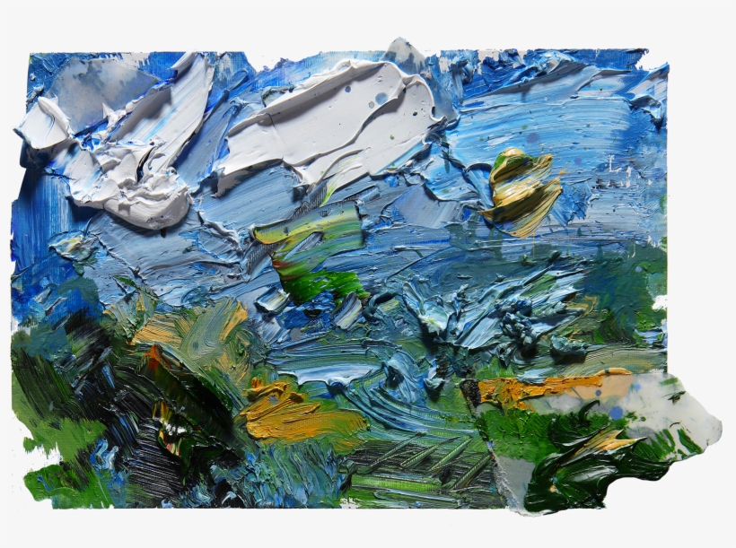 'untitled', 2018, Oil On Paper, 10 X 7 Cm - Modern Art, transparent png download