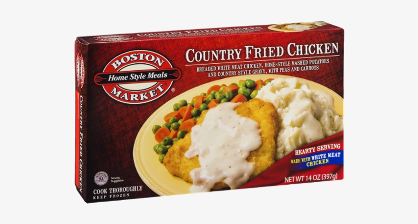 Boston Market Country Fried Chicken With Mashed Potatoes,, transparent png download