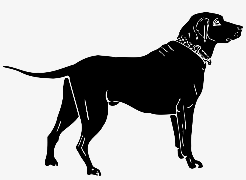 Dog Silhouette Graphic Transparent - Silhouette Dog, transparent png download